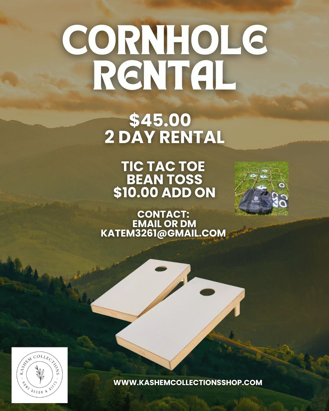 CORNHOLE RENTAL